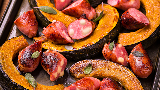 Linguiça de Queijo Assada