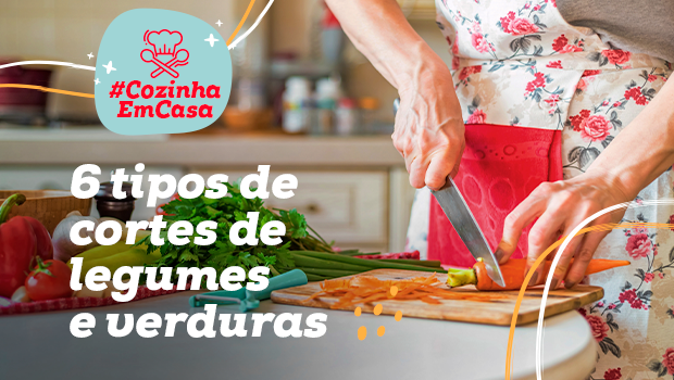 cortes de legumes e verduras