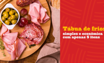 tábua de frios barata